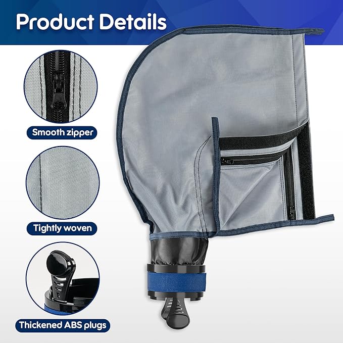 3900 Sport Double Chamber Design 39-310 Pool Cleaner Bags，Double Chamber and Pull-Tape Design Fit 3900 Sport,P39 and 480 280 Pool Cleaners(2 Pack)