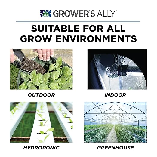 Grower's Ally Spider Mite Control Concentrate - Natural Insecticide & Spider Mites Killer for Plants Indoor & Outdoor - OMRI Listed Garden Pest Control - Bee, Pet & Kid Safe - 1 Gal, Makes 400