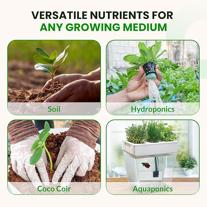 Humboldts Secret Base A & B Liquid Hydroponic Fertilizer | Complete Hydroponic Nutrients for Indoor and Outdoor Plants | Supports Healthy Vegetative Growth and Flowering Stage | 1 Gallon