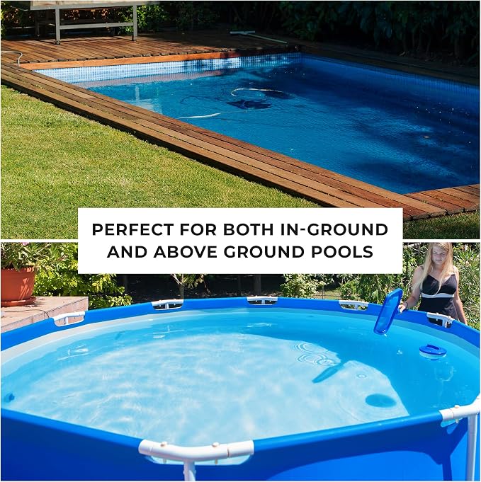 GAME LED Pool Lights for Above Ground & Inground Pools - Waterproof Floating Light Show with Multiple Color Modes - Easily Installable - Remote Controlled | Solar with Stand