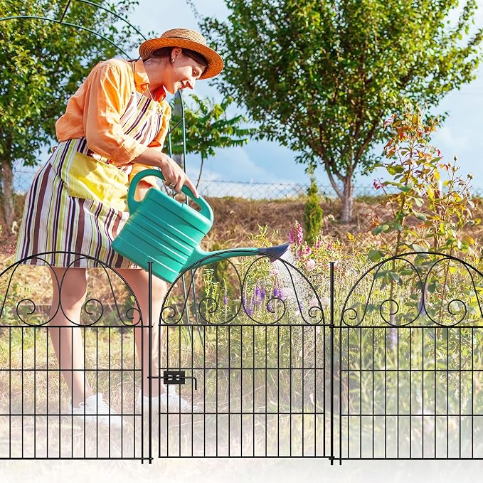 8 Panels Decorative Garden Fencing,36in H x 27in L,Fencing for Garden Beds, Garden Fence Animal Barrier for Yard,Flower Bed & Outdoor Border