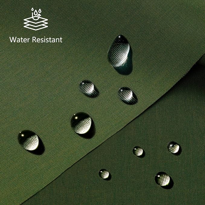 Waterproof Canvas Fabric by The Yard, 58inch 600D Upholstery Fabric Polyester Material Outdoor Water Resistant Material for Sewing Chair Patio Cushion Bag Sofa Seat Repair, 10 Yard Green
