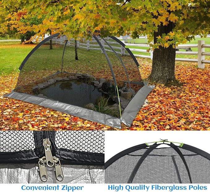 Crop Cages for Garden 10X8X4.8FT - Reusable Mesh Plant Cover for Outdoor Raised Garden Bed Protection Sun Shade & Bird Netting for Fruits/Vegetables and Bushes