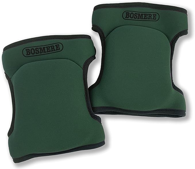 Bosmere G127G Bosneeleze Luxury Garden Knee Pads, Dark Green