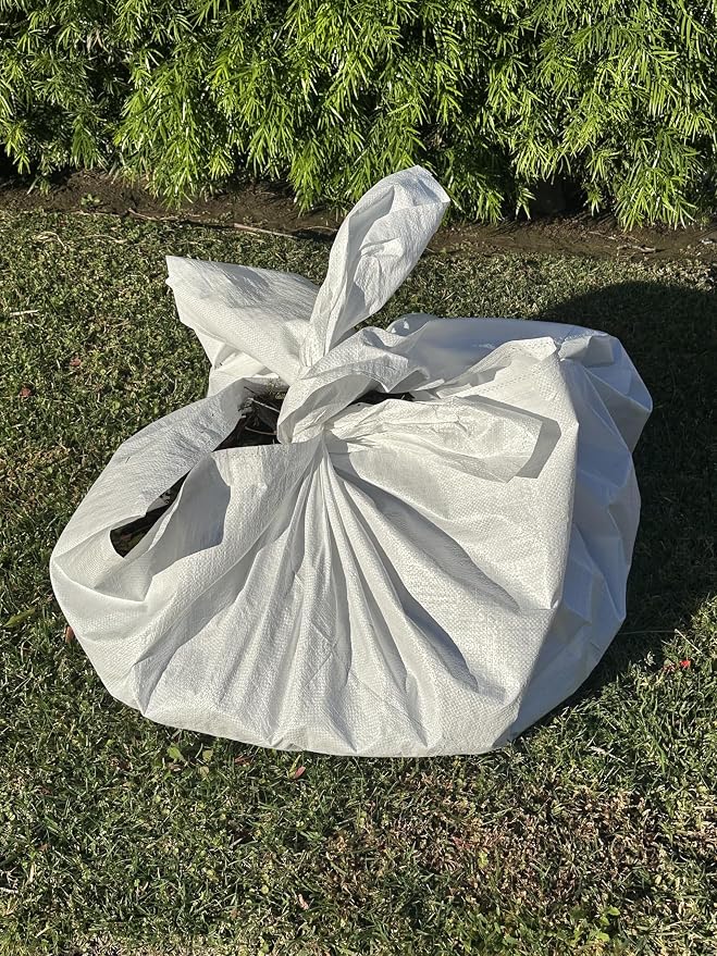 AK TRADING CO. 80 Inch x 80 Inch White Plastic Poly Sheets - Heavy-Duty Landscaping and Gardening Tarp for Easy Cleanup (100)