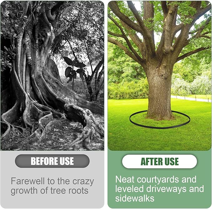 Tree Root Barrier 18in x 20ft x 60mil Root Barrier Grass Weed Barrier Bamboo Barrier Garden Edging for Landscape Edging Blocks