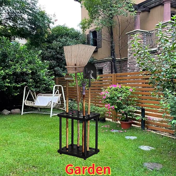 Garden Tool Organizer for suncast shed accessories,Garage Tool Tower Rack,Heavy Duty Garage Tool Storage,for Garden,Yard,Shed,Easy Assembly (Classic)