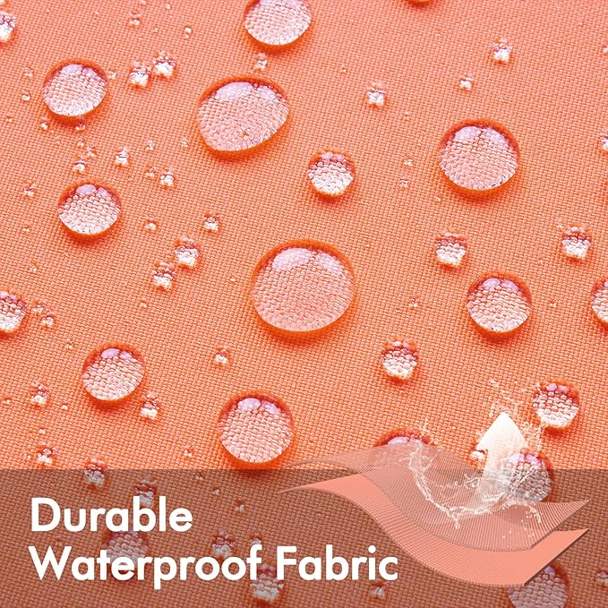 MIULEE Pack of 2 Outdoor Waterproof Throw Pillow Covers Decorative Outdoor Pillowcases Piping Edge Water Resistant Cushion Covers for Patio Garden Couch Chair Tent Balcony, 12x20 Inch Coral Red