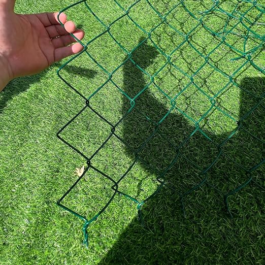 13 Gauge 36inX33ft Green PVC Coated Galvanized Wire Fence Mesh 2.5in Chicken Wire Fencing Chain Link Fence Garden Fencing Poultry Netting/for Yard Fence