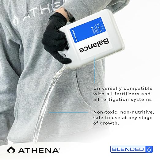 Athena Blended Balance | Liquid pH Buffer & Stabilizer for RO Water | Formula for Hydroponics | Sediment-Free, Dosatron Compatible | 32 Ounce