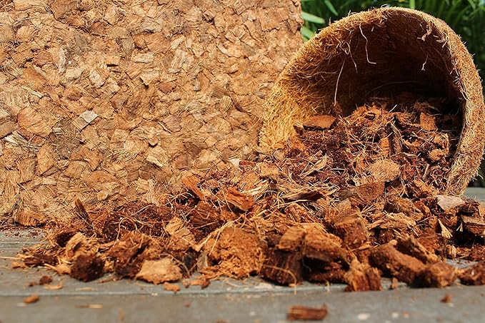 Worm Bliss (2 Gallons) + Coco Chips for Plants (10lbs) - Coco Coir Chips & Organic Worm Castings for Plants - Earthworm Castings Organic Fertilizer for Plants - Coconut Mulch Coconut Brick for Plants