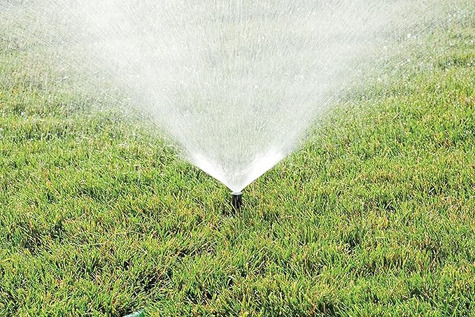 Rain Bird 1802FDSPRS Pressure Regulating (PRS) Professional Dual Spray Pop-Up Sprinkler, 360° Full Circle Pattern, 8' - 15' Spray Distance, 2" Pop-up Height