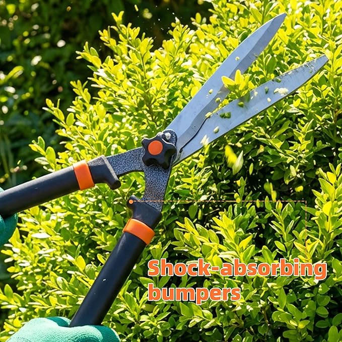 EWPJDK Loppers Hedge Shears & Pruners Combo Set 3-Piece Hedge Clippers, Heavy Duty Tree & Shrub Care Kit for Yard, Lawn & Garden, Professional Branch Cutter Tree Trimmer (Black)