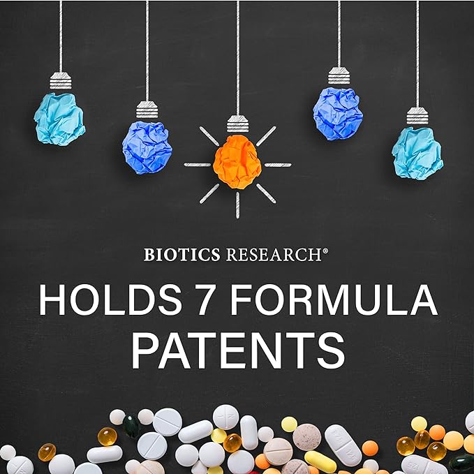 BIOTICS RESEARCH De-Stress Patented Nutrient Designed to Support Calmness, Healthy Sleep Habits, All-Natural Supports Mental Wellness & Calm. 30 Capsules
