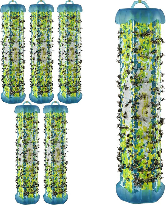 RESCUE! Fly TrapStik – Indoor Hanging Fly Trap - 6 Pack
