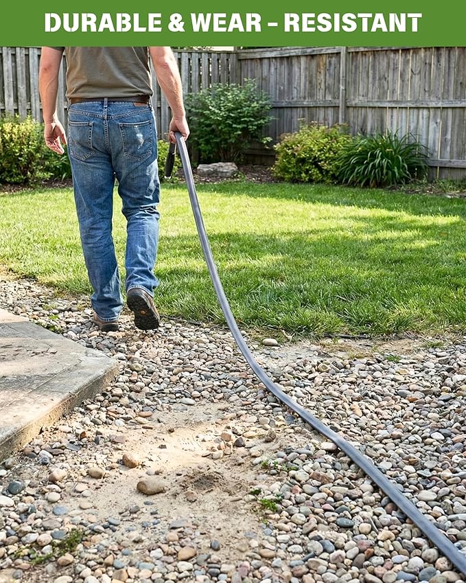 Flexible Garden Hose 50FT, Lightweight Water Hose, Kink and Burst-Resistant for Lawns Gardening RV and Outdoor Watering, 5/8 inch