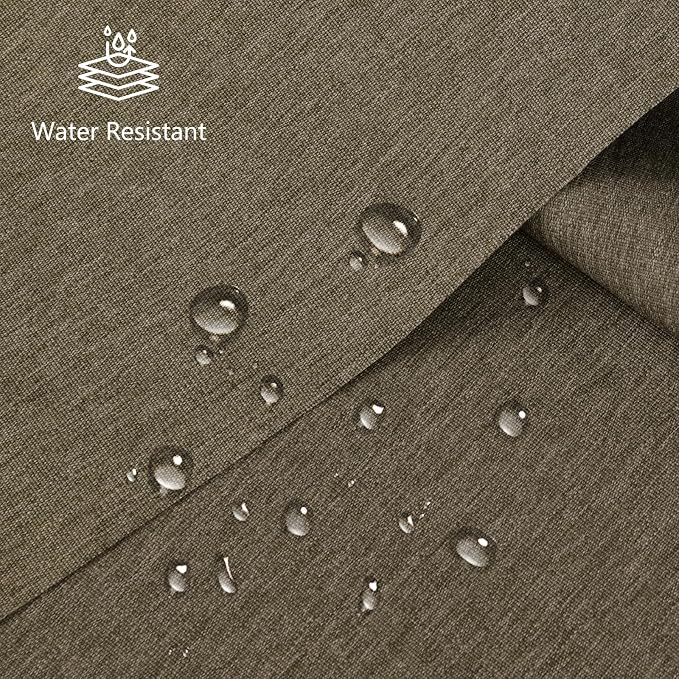 Waterproof Canvas Fabric by The Yard, 58inch 600D Upholstery Fabric Polyester Material Outdoor Water Resistant Material for Sewing Chair Patio Cushion Bag Sofa Seat Repair, 2 Yard Coffee