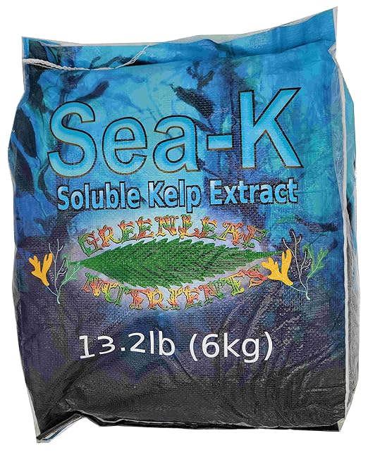 Organic Sea-K for Plants Seaweed and Kelp Fertilizer Supplement Concentrated Extract Powder Nutrient