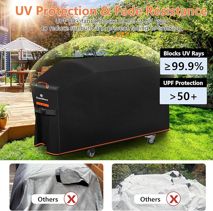 Griddle Cover for Blackstone 36" Griddle with Hood 5482, Upgraded 1000D Heavy Duty Waterproof Flat Top Grill Cover, Tear &Fade Resistant with Buckle &Air Vent, for Blackstone and More 4-Burner Griddle