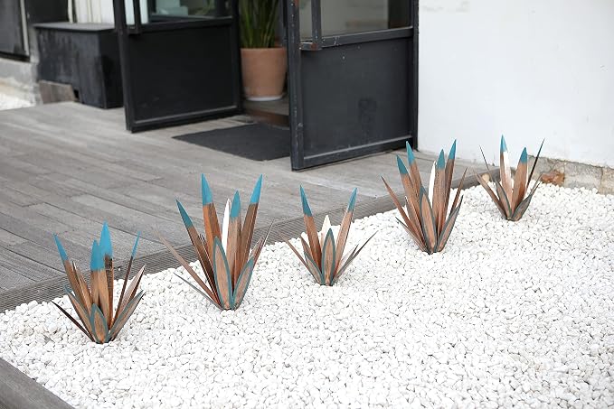 Homight Metal Tequila Country Sculpture DIY Tequila Plant Home Decor Country Tequila Garden Ornament Indooutdoor Statuette Patio Lawn Patio Stake Decoration Gift to The Garden