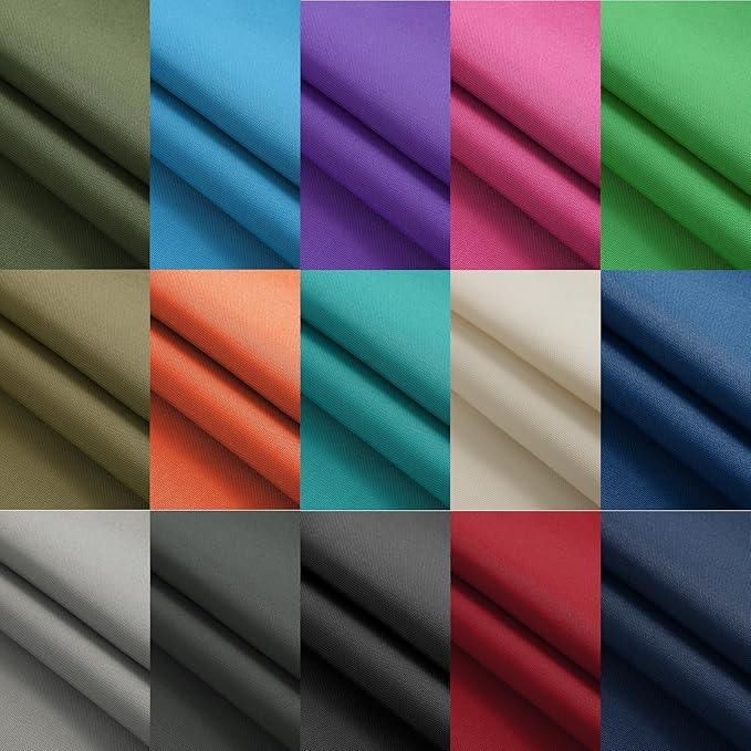 Thickened Waterproof Canvas Fabric by The Yard, 1200D 58" W Outdoor Upholstery Material Heavy Duty Fabric Water Resistant Sewing Material for Chair Patio Cushion Purse Bag, 5 Yard Hot Pink