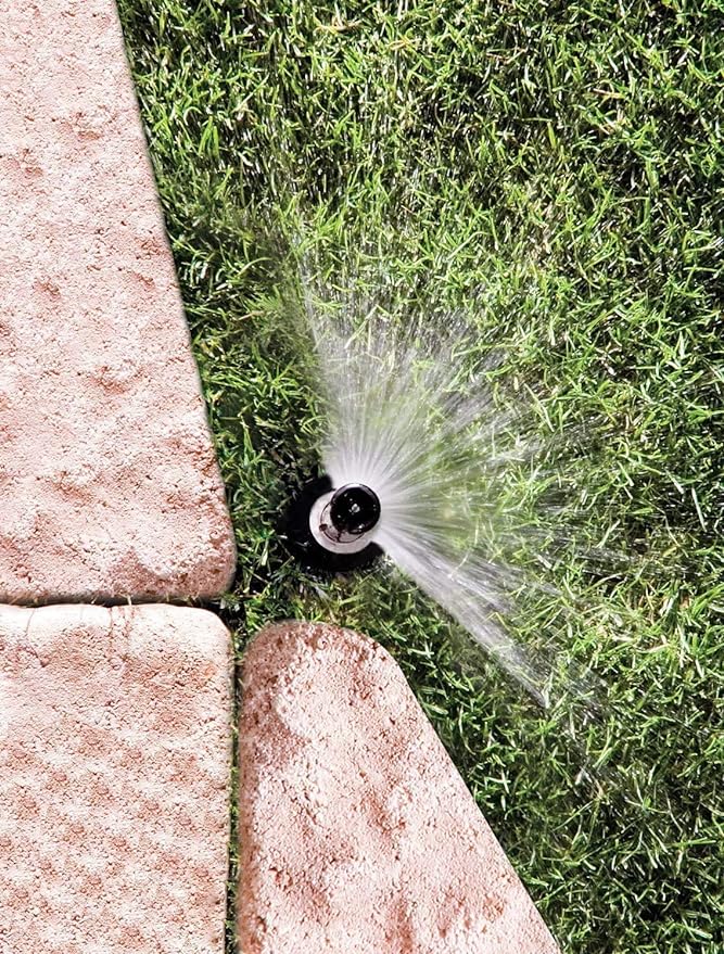 Rain Bird 1802APPRS Pressure Regulating (PRS) Professional Pop-Up Sprinkler, Adjustable 0-360° Pattern, 8' - 15' Spray Distance, 2" Pop-up Height