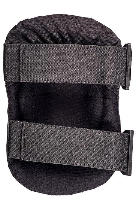 ALTA 53013.00 AltaFLEX Elbow Protector Pad, Black Cordura Nylon Fabric, AltaLOK Fastening, Flexible Cap, Round, Black