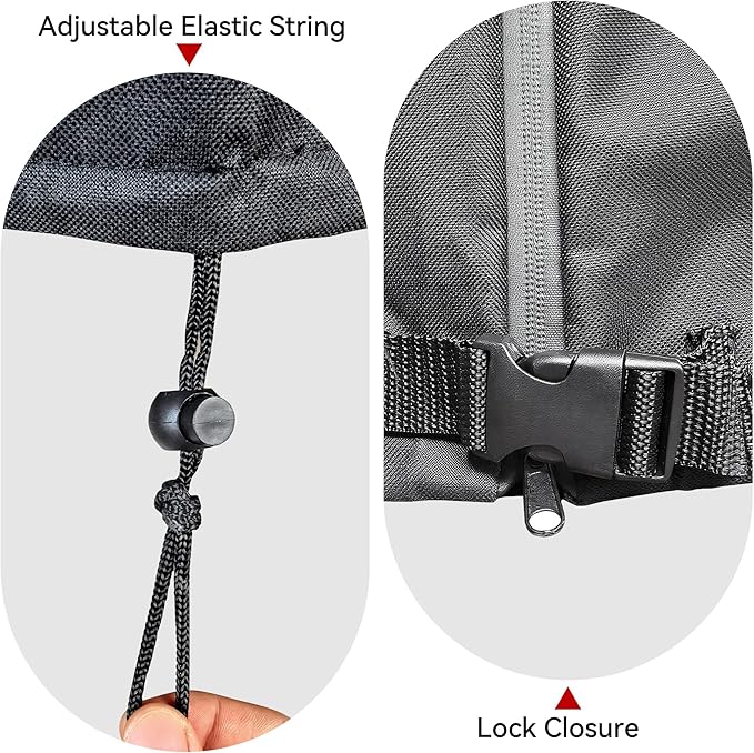 32"L x 24"W x 24"H Generator Tent Cover While Running Heavy Duty Outdoor Generator Covers Shed for Most Generators Up to 15,000 Watt Outside,All-Weather Protection,Black