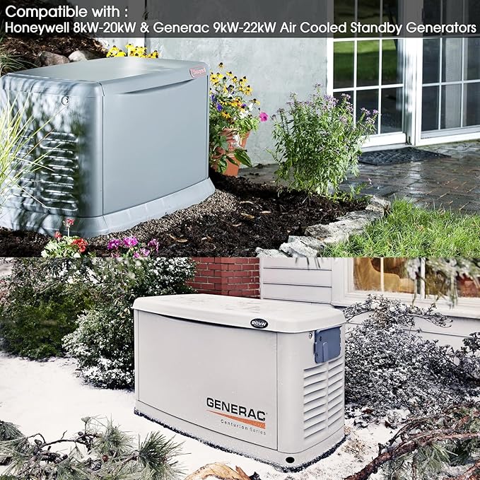 Cold Weather Kit for Generac- Battery Warmer Pad 7101 & Oil Heater Pad 7102,Battery and Oil Filter Heater Kit for Generac 9KW-22KW Air Cooled Standby Generators