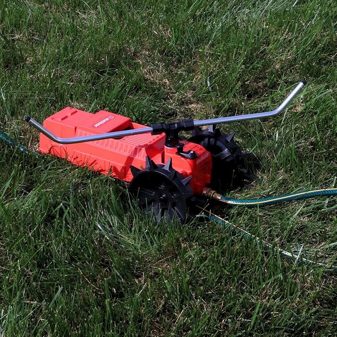 Melnor 65193AMZ Traveling Sprinkler with QuickConnects