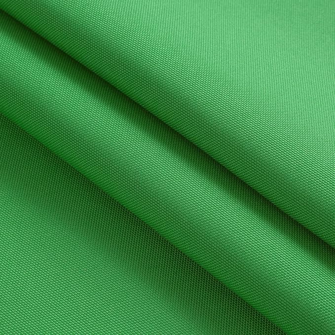 Thickened Waterproof Canvas Fabric by The Yard, 1200D 58" W Outdoor Upholstery Material Heavy Duty Fabric Water Resistant Sewing Material for Chair Patio Cushion Purse Bag, 15 Yard Green