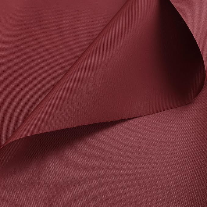 Nylon Fabric, 58" W 420D Waterproof Fabric 5 Yard Ripstop Nylon Material Outdoor Upholstery Twill Sewing Material for Patio Chair, Lining, Cushion, Purse, Tote Bag, Tent, Tarp Cover, DIY Project Red