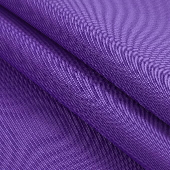 Thickened Waterproof Canvas Fabric by The Yard, 1200D 58" W Outdoor Upholstery Material Heavy Duty Fabric Water Resistant Sewing Material for Chair Patio Cushion Purse Bag, 8 Yard Purple