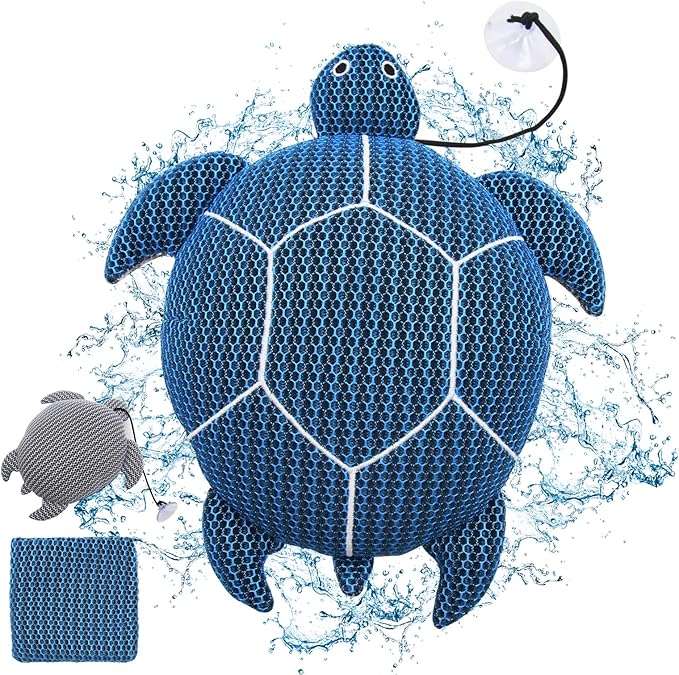 12 Inches Hot Tub Scum Absorber,Hot Tub Sponge for Scum Reusable Spa & Pool Cleaner Hot Tub Oil Absorbing Scum Absorber Keeps Water Clean,Eliminates Scum & Dirt,Blue,1 Pack