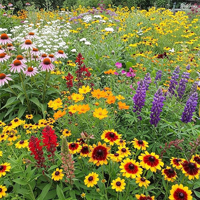 Ferry Morse Wildflower Seeds - Southeast Mix, Non-GMO, Full Sun - 1 lb