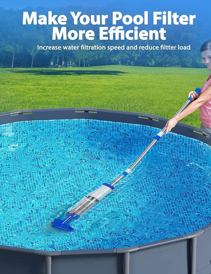 SUMMERBUDDY Swimming Pool Flocculant, Clears Cloudy Water Fast，Works with Any Pool Type，32oz