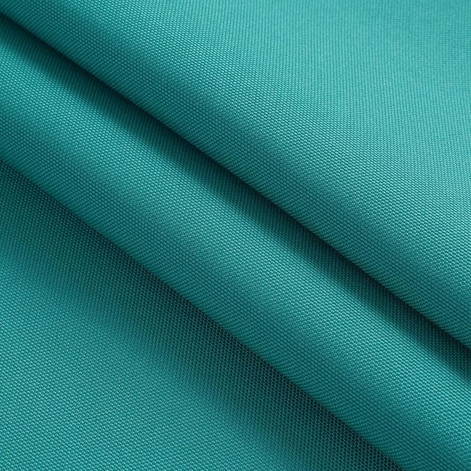 Thickened Waterproof Canvas Fabric by The Yard 1200D 58" W Outdoor Upholstery Material Heavy Duty Fabric Water Resistant Sewing Material for Chair Patio Cushion Purse Bag 5 Yard Teal