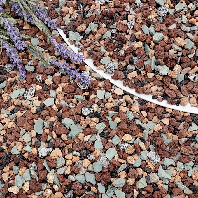 2.5LB Lava Rocks for Plants-3/8 Volcanic Rock for Succulent Potting Mix, Cactus, Orchids & Bonsai-Porous Horticultural Grit for Drainage, Aeration & pH Balance - Decorative Top Dressing