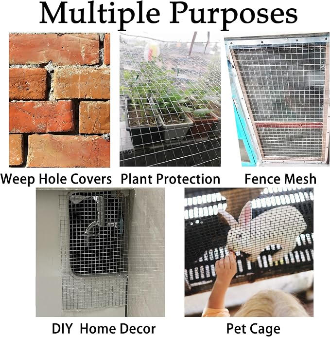 Hardware Cloth 1/4 inch 48" x 100ft, 23 Gauge Galvanized After Welding — Heavy Duty Welded Wire Mesh Roll for Chicken Coop Fences, Garden Beds, Poultry Netting, Snake & Predator Proof | Welded Wire Mesh Roll