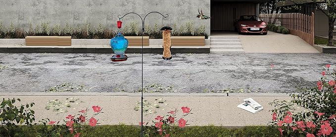 AshmanOnline Ashman Black Shepherd Hook 65 Inch Variations, 12MM Thick, Super Strong, Rust Resistant Steel Hook Ideal to use for Hanging Plant Basket, Solar Light, Bird Feeder and More. (4 Pack)