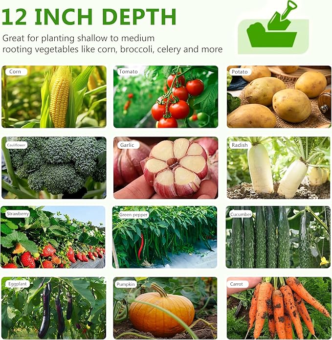 2PCS 6x3x1ft Galvanized Raised Garden Bed Kit,Metal Planter Box for Vegetables,Flowers,Herbs Durable Rust-Resistant Patio Gardening Beds,Silver