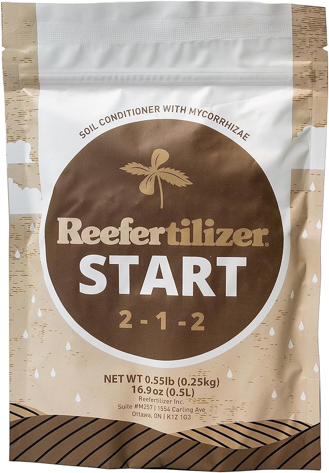 Reefertilizer Start | Mycorrhizal Fungi & Organic Kelp Meal Soil Booster for Transplant and Top Dressing | Root Enhancer and Living Soil Booster
