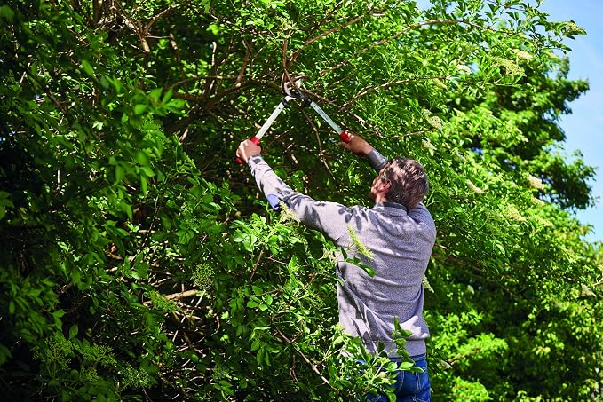 Felco Pruning Loppers (F 211-60) - Heavy Duty Ergonomical Hedge & Tree Limb Trimmer (60cm)