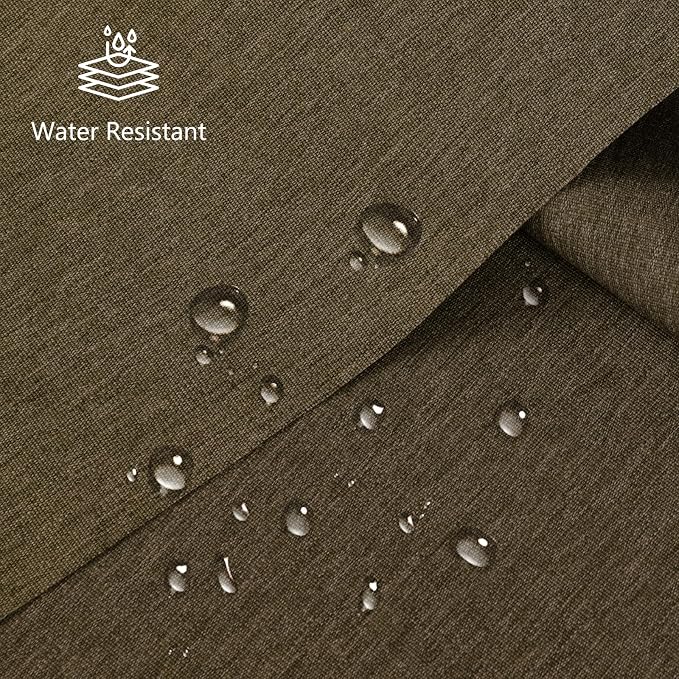 Waterproof Canvas Fabric by The Yard, 58inch 600D Upholstery Fabric Polyester Material Outdoor Water Resistant Material for Sewing Chair Patio Cushion Bag Seat Repair, 6 Yard Yellow Brown