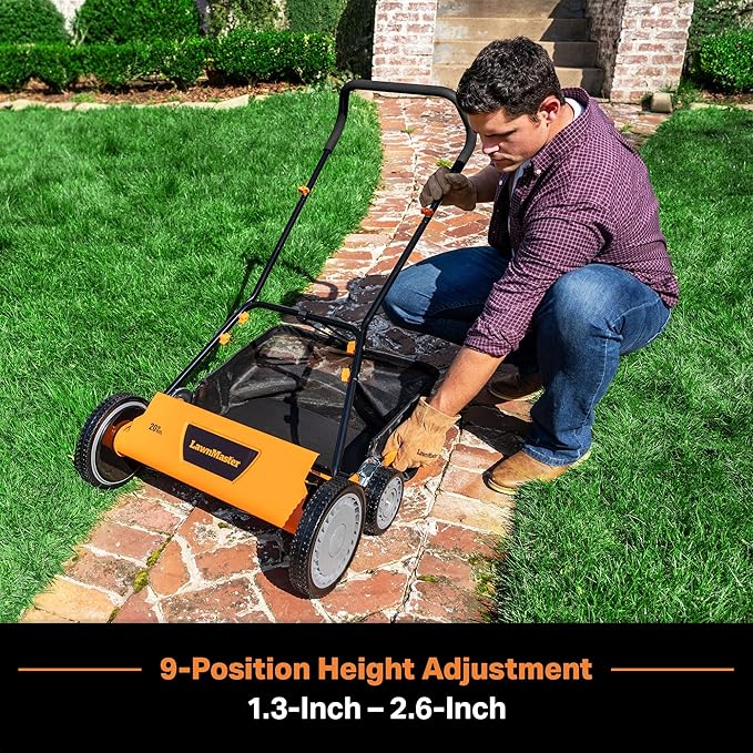 LawnMaster 20” 5-Blade Push Reel Mower – LMRM2001