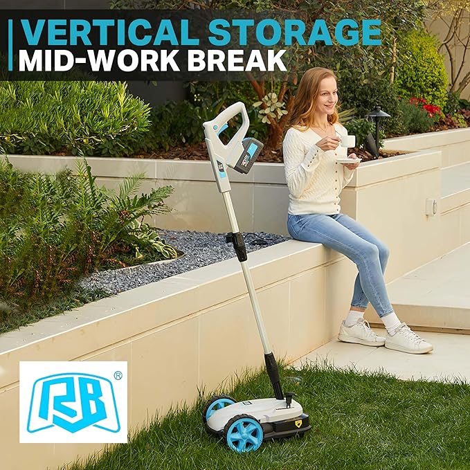 9" Lawnmower with 40V 2.0Ah Battery & Charger and 17" String Trimmer with 40V 4.0Ah Battery & Fast Charger & .095" Line