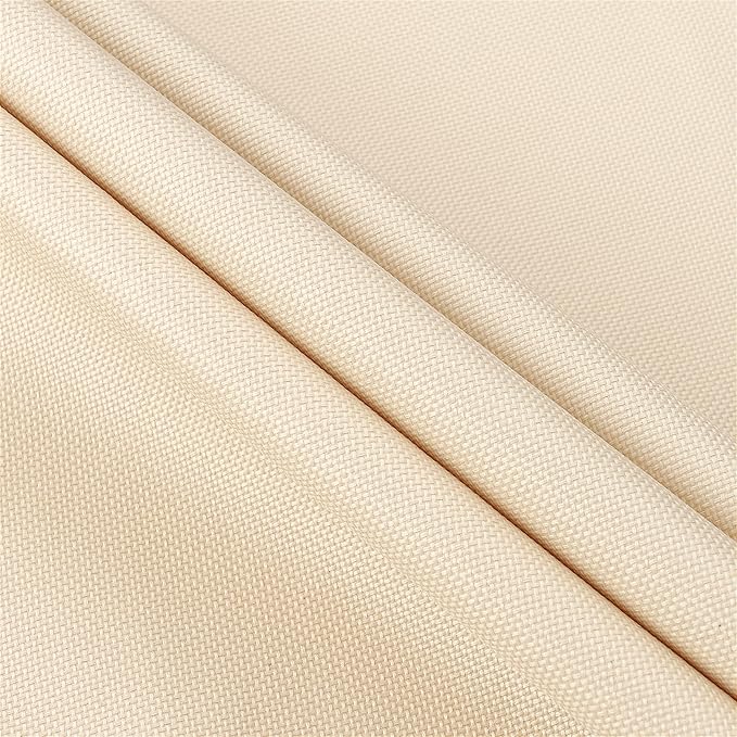 Outdoor Sectional Cover, Heavy Duty Patio Furniture Cover, 85"X85" 5-Seater Waterproof 600D Patio Sectional Covers, 7 FT V-Shaped L-Shape Lawn Outdoor Furniture Covers, Natural Beige