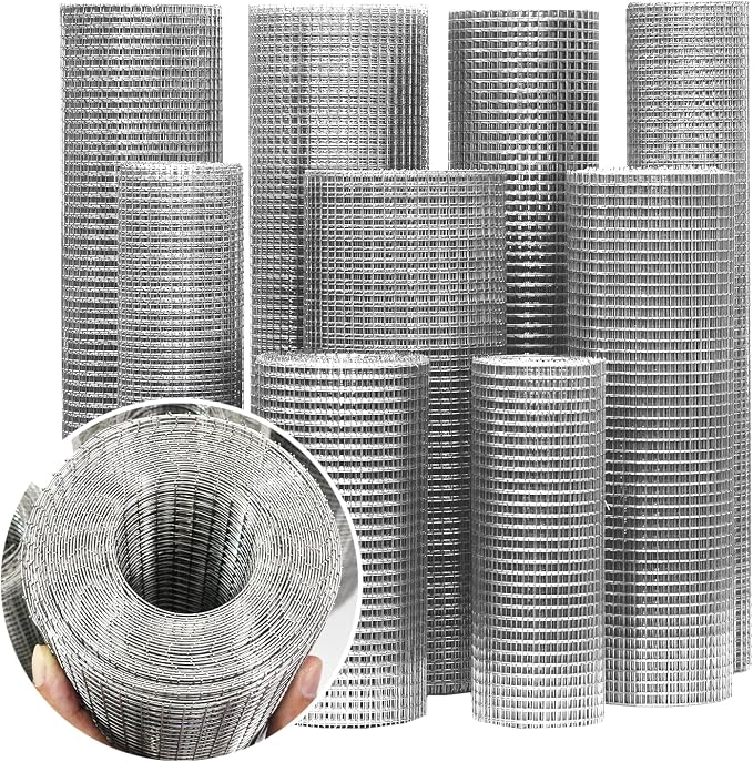 304 Stainless Steel Hardware Cloth 1/4" Large Size 23 GA 24in×49ft Roll | stainless hardware cloth 304 rust resistant heavy duty easy to cut