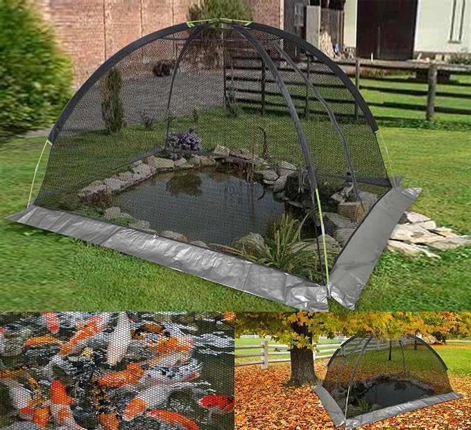 Crop Cages for Garden 10X8X4.8FT - Reusable Mesh Plant Cover for Outdoor Raised Garden Bed Protection Sun Shade & Bird Netting for Fruits/Vegetables and Bushes