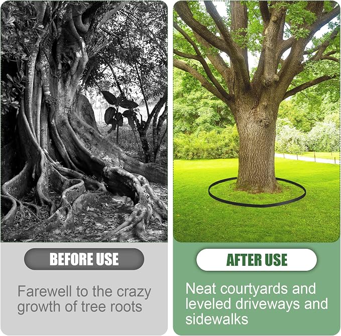 Tree Root Barrier 18in x 15ft x 60mil Root Barrier Grass Weed Barrier Bamboo Barrier Garden Edging for Landscape Edging Blocks
